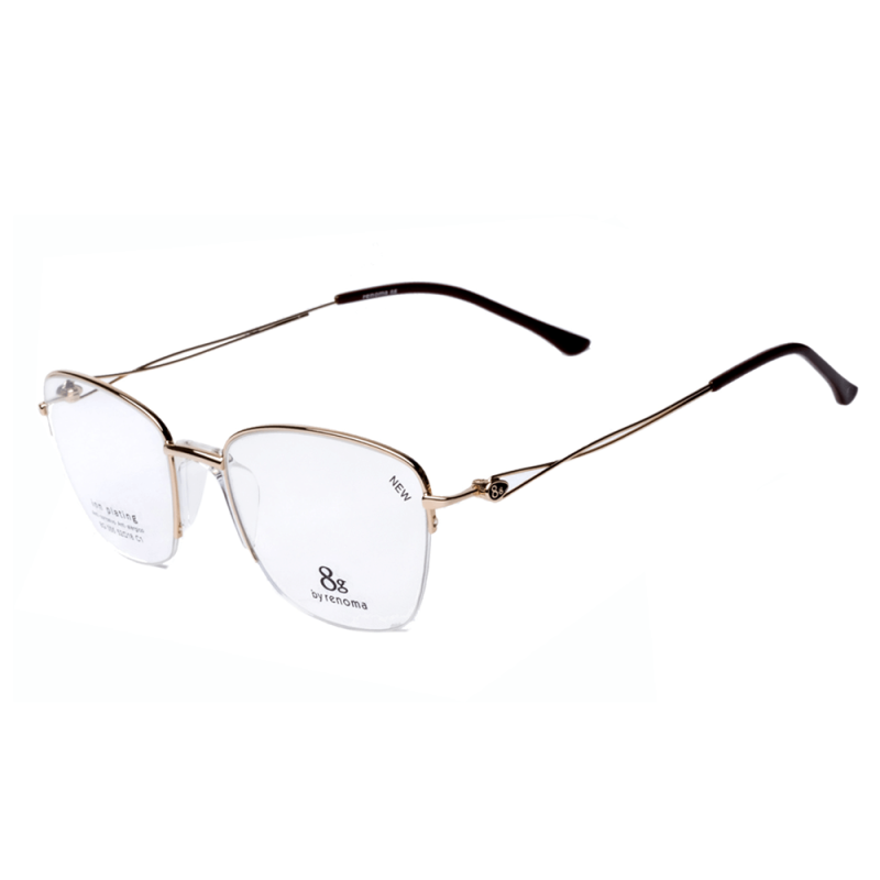 Armação de Óculos 8G 055C Feminino 52x18x142