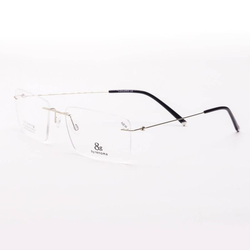 Armação De Óculos 8G 004 Masculino 58X19X145