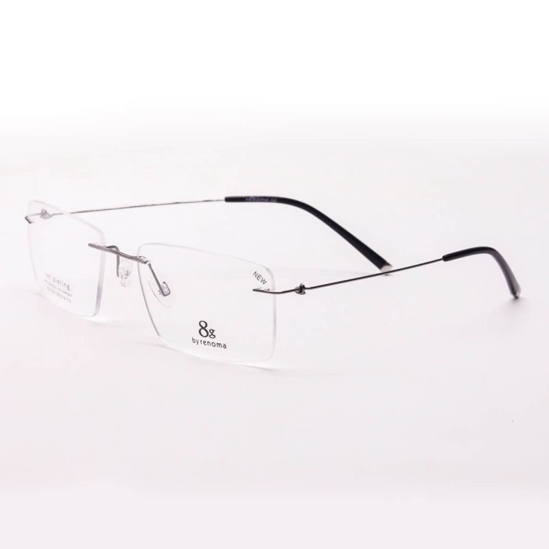 Armação De Óculos 8G 004 Masculino 58X19X145