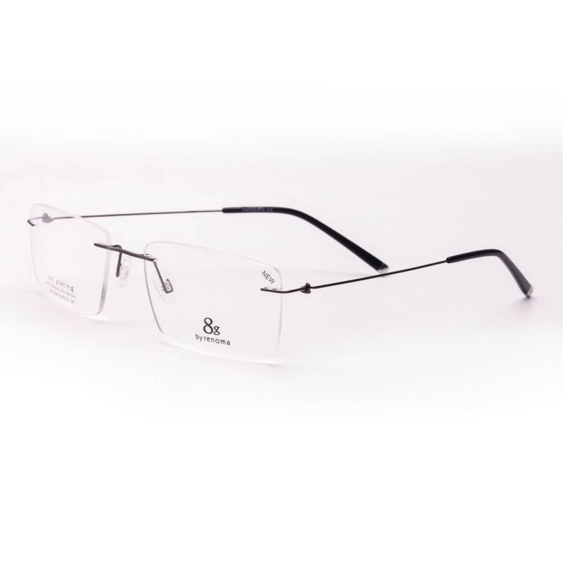 Armação De Óculos 8G 004 Masculino 58X19X145
