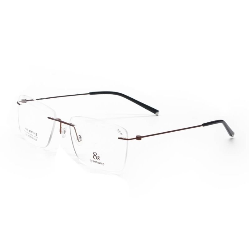 Armação De Óculos 8G 005 Masculino 57x18x142