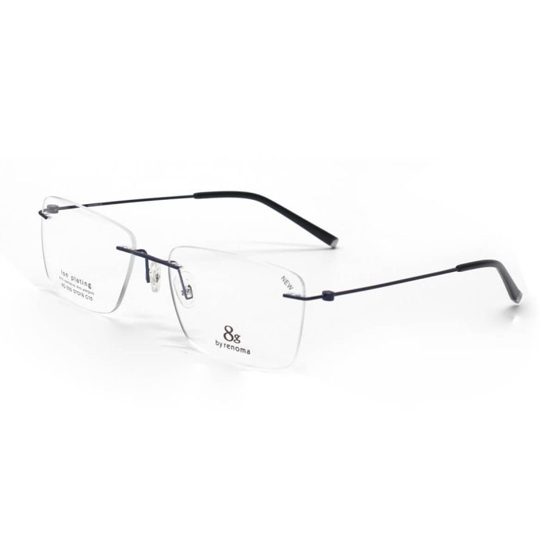 Armação De Óculos 8G 005 Masculino 57x18x142