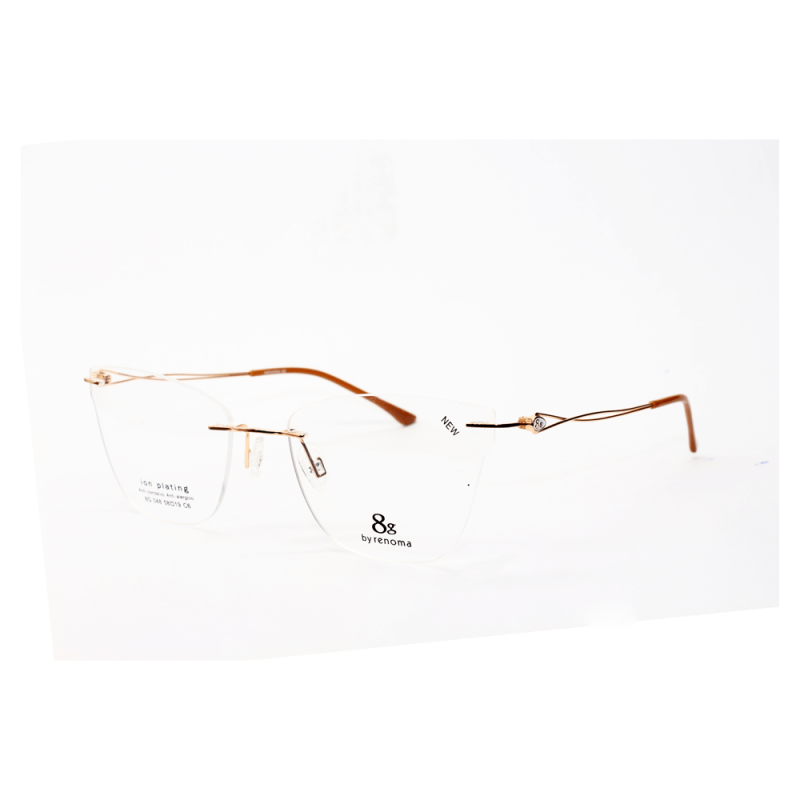 Armação de Óculos 8G048 Feminino 58x19x142