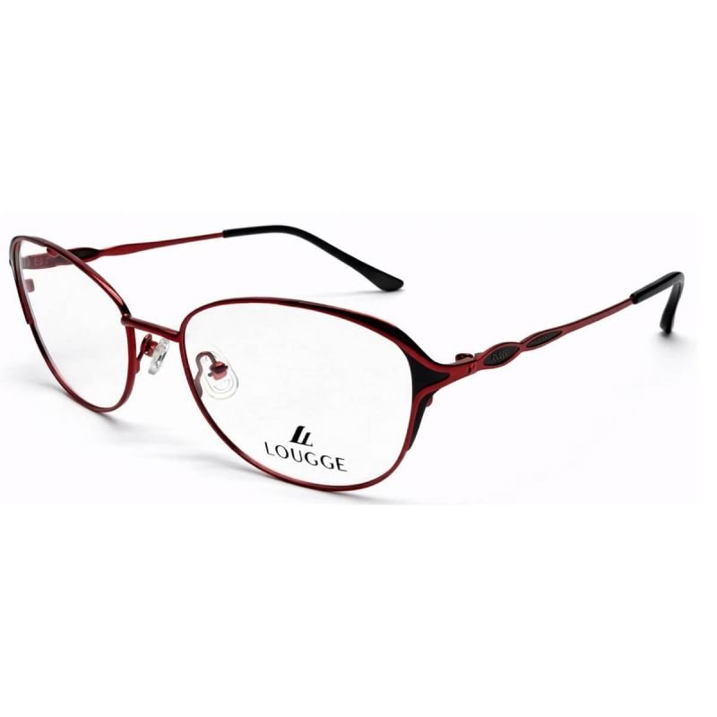 Armação de Óculos Lougge LGO 1263 Feminino 57x17x142