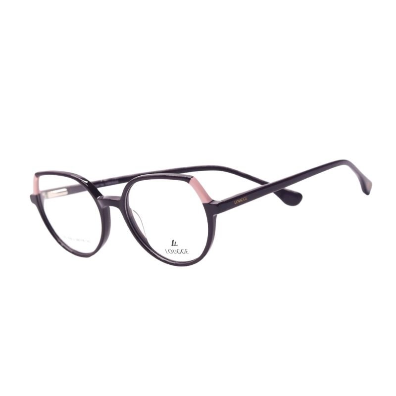 Armação de Óculos Lougge LGO 828 Feminino 50x18x140