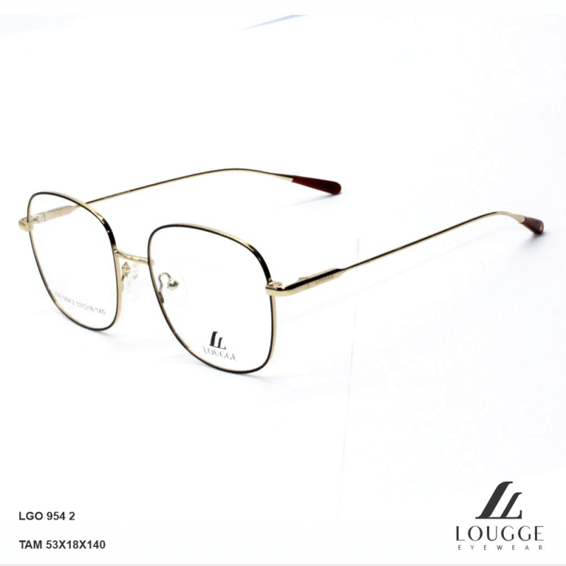 Armação de Óculos Lougge LGO 954 Feminino 53x18x140