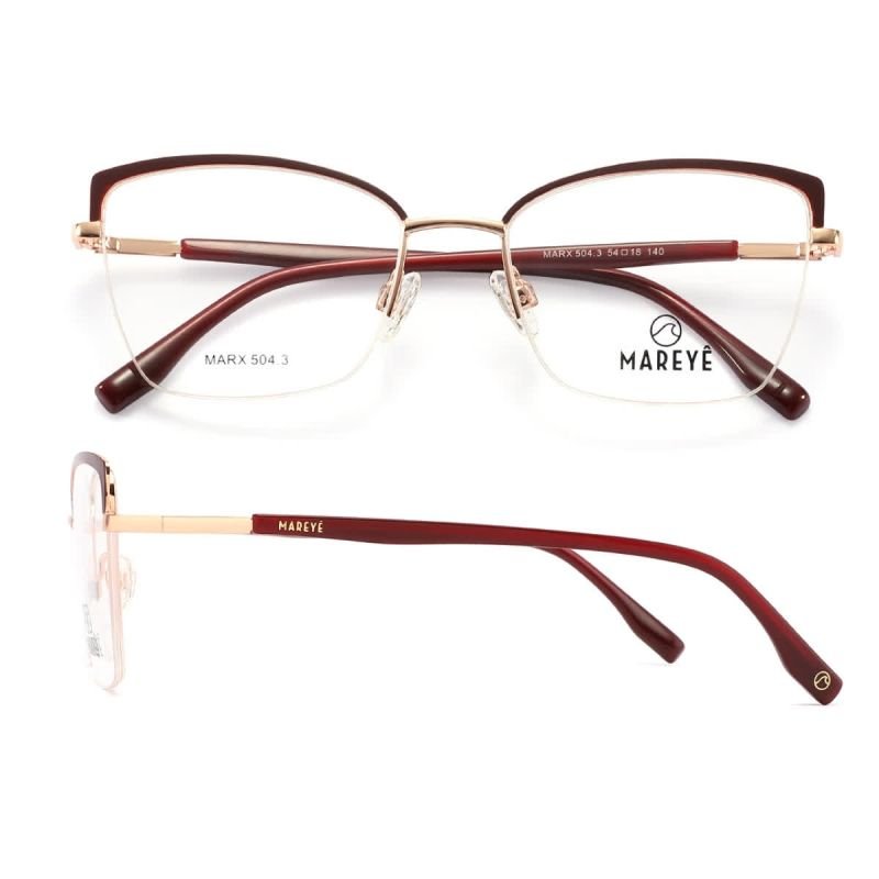 Armação de Óculos Mareyê MARX 504 Feminino 54x18x140