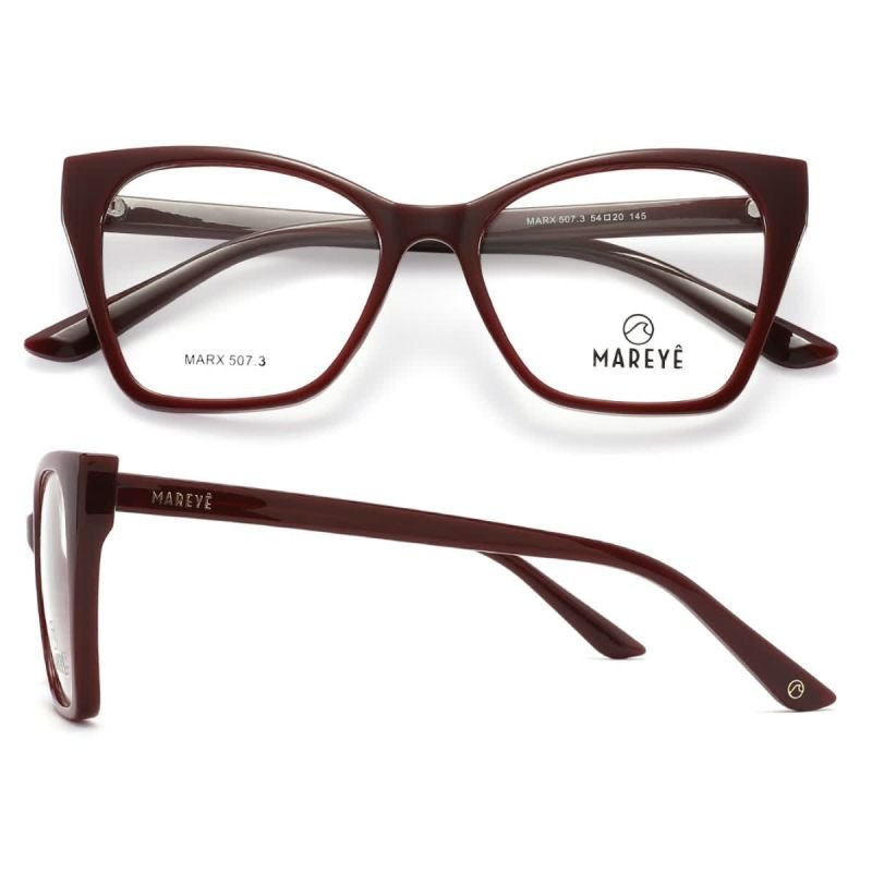 Armação de Óculos Mareyê MARX 507 Feminino 54x20x145