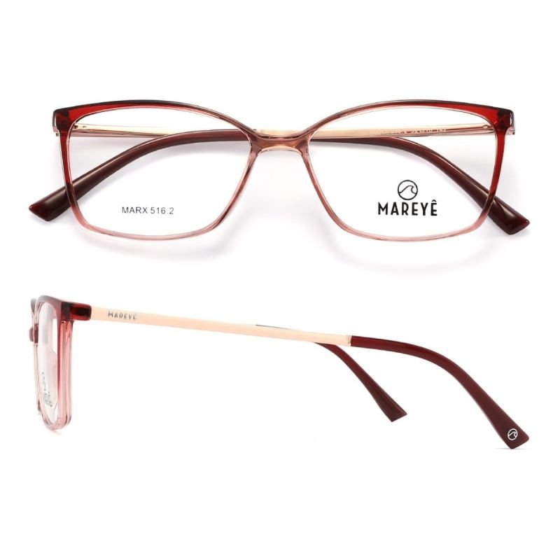 Armação de Óculos Mareyê MARX 516 Feminino 52x16x142