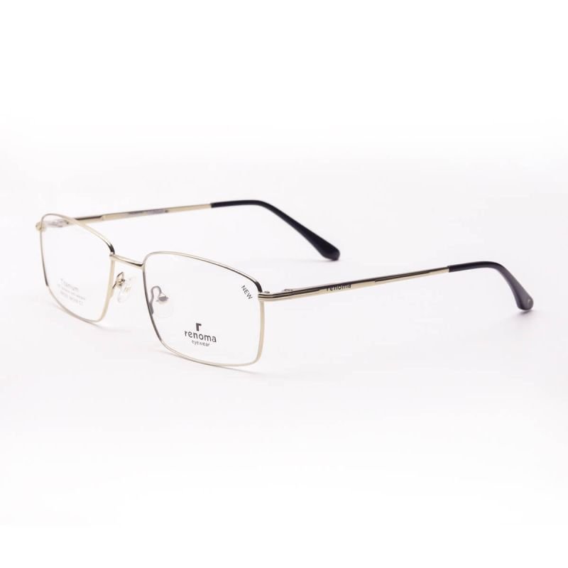 Armação de Óculos Renoma RE023 Masculino Titanium 56x18x145