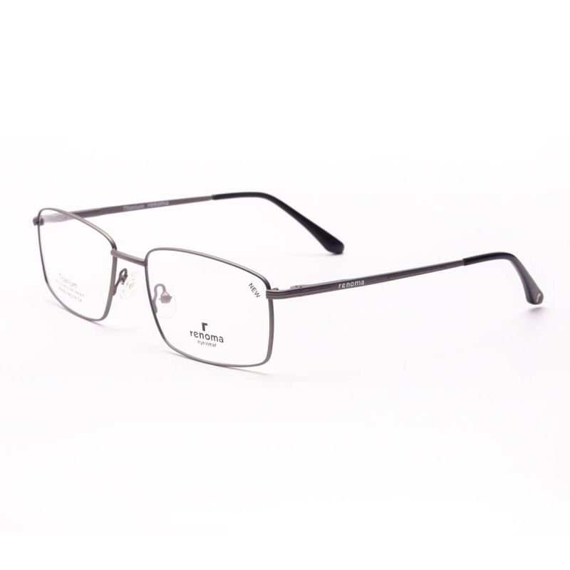 Armação de Óculos Renoma RE023 Masculino Titanium 56x18x145